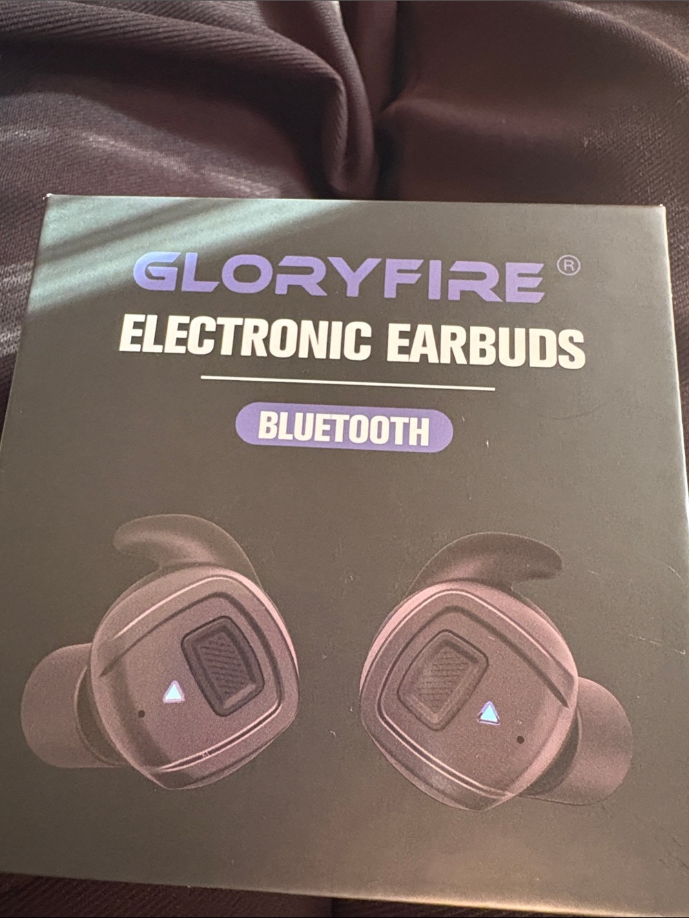 GLORYFIRE Electronic Earbuds - Black Charging Case